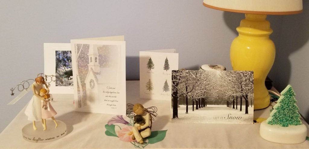 Display your Christmas cards from last year for extra cheer