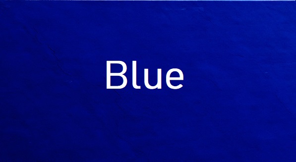Blue is inner stillness