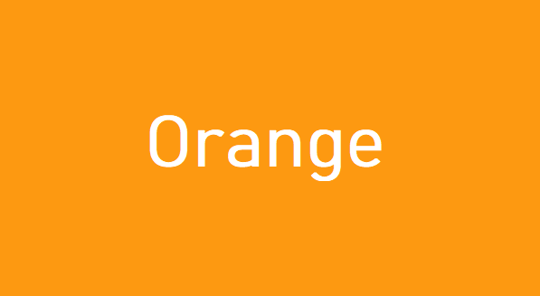 Orange is inspiring