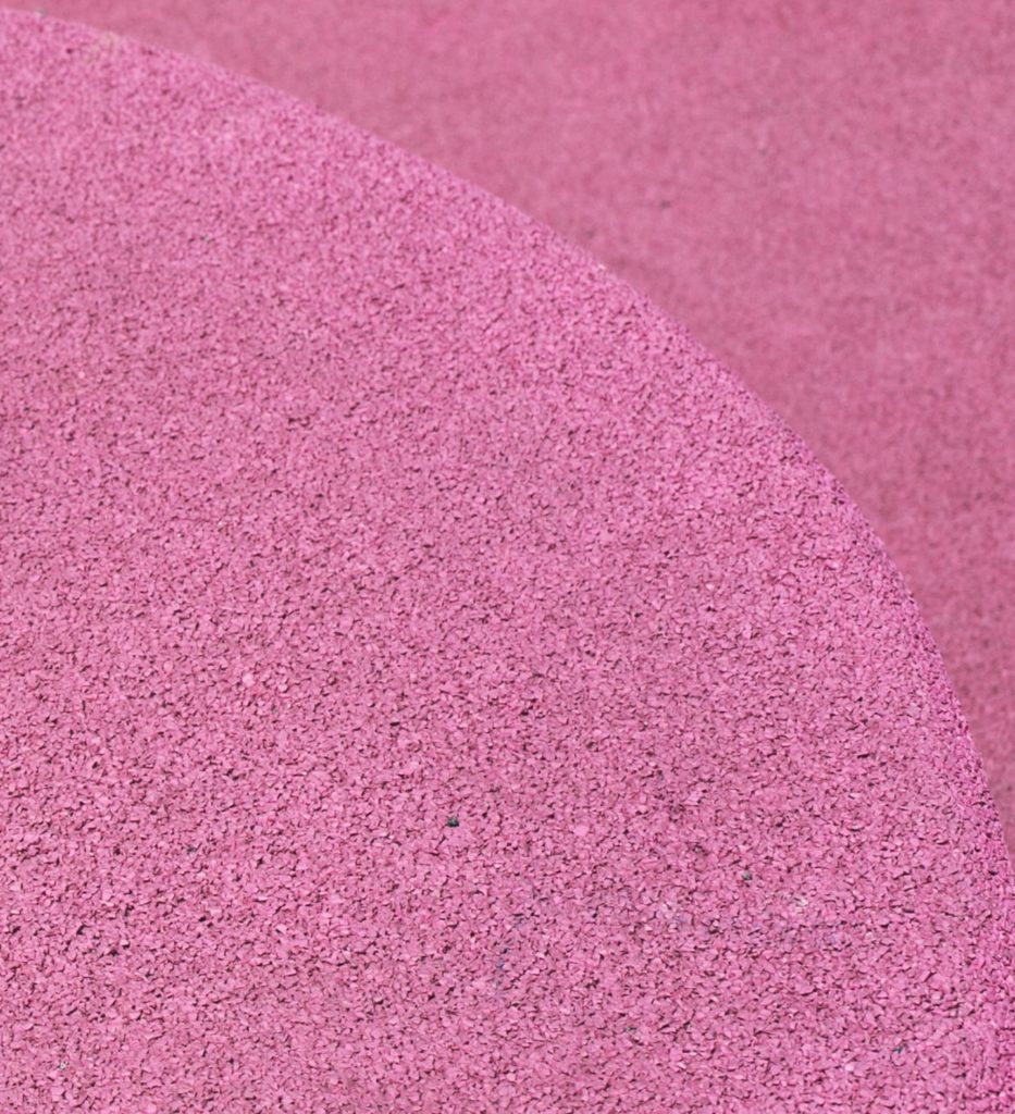 Pink texture in physical materials is playful and daring