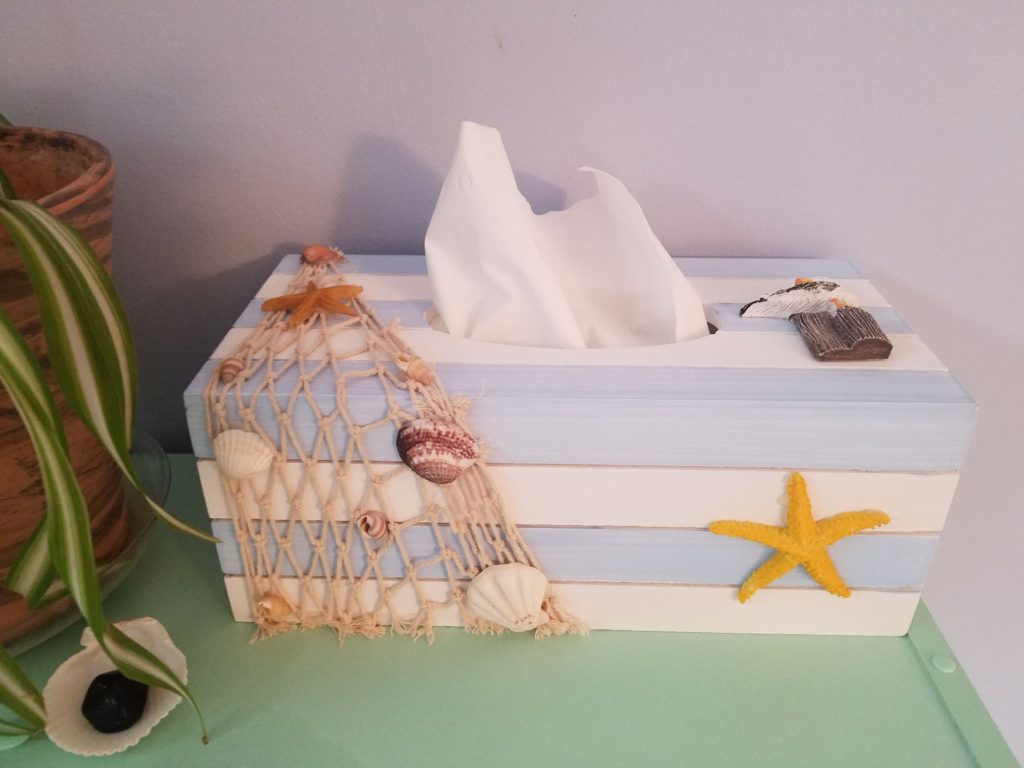 Rectangle tissue box cover