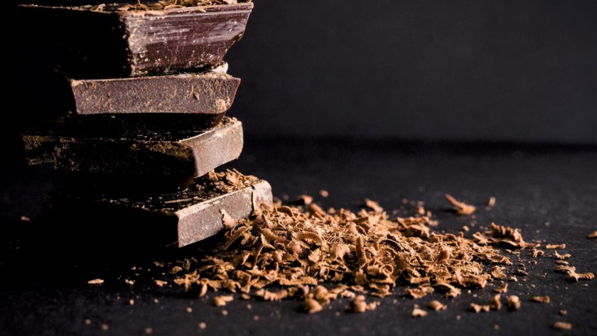 Chocolate is delicious, whether shaved or chunky