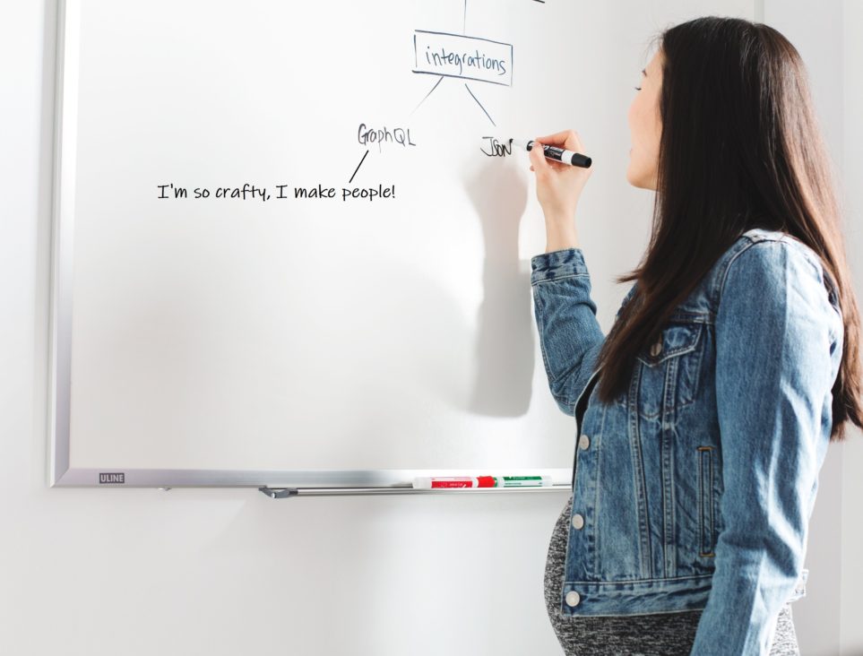 Pregnant women hold power