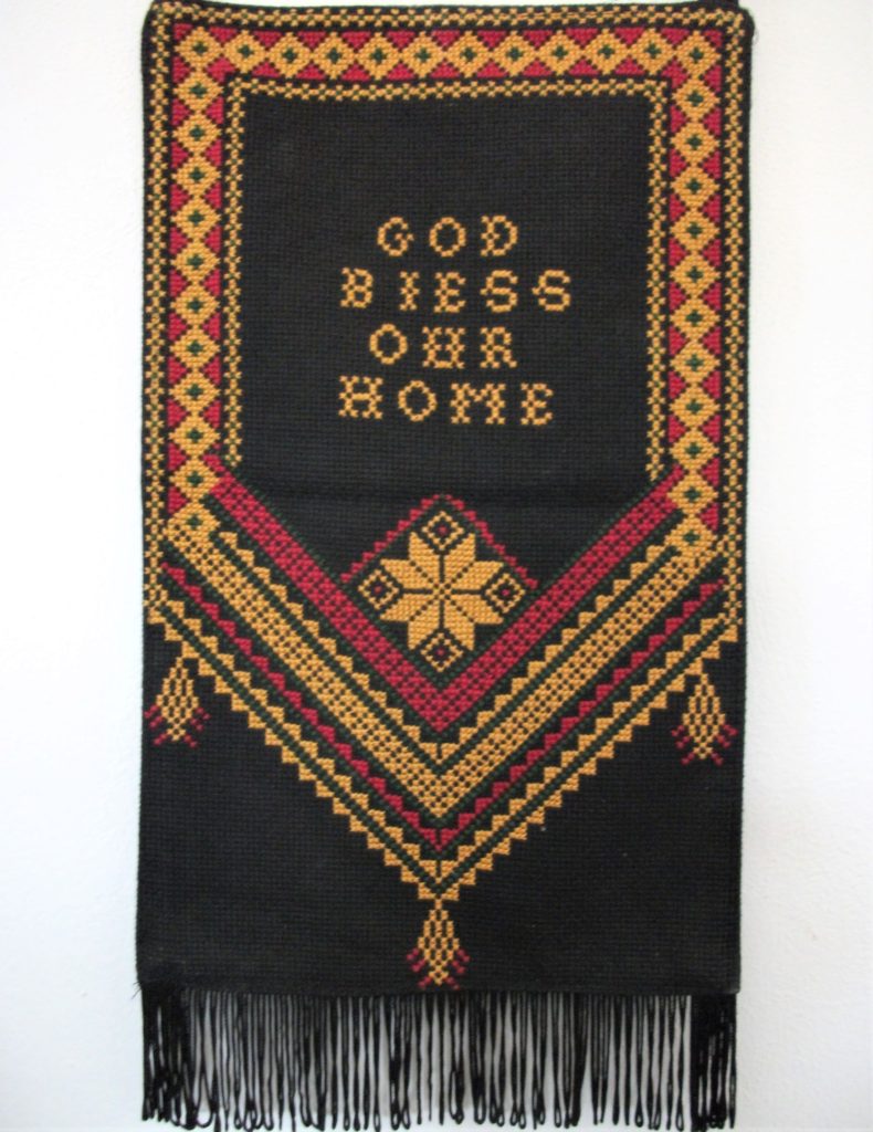 'God bless our home' wall tapestry