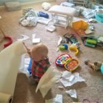 A baby makes his presence known...one way or another!