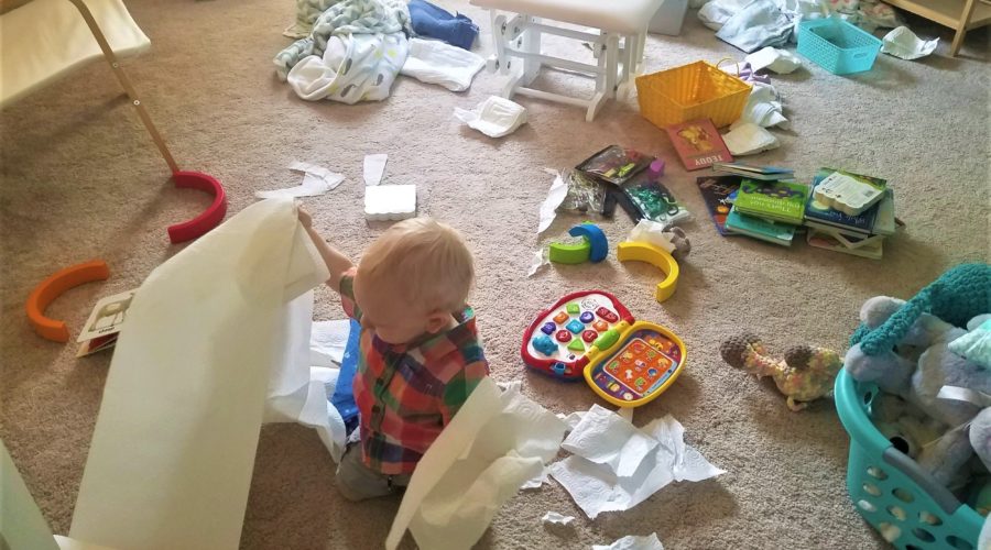 A baby makes his presence known...one way or another!