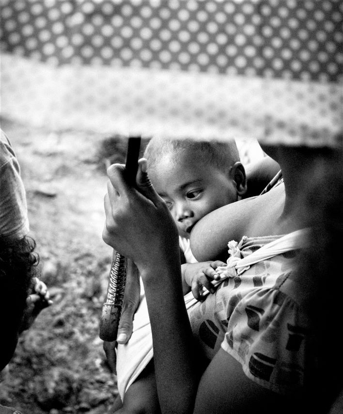 Nursing baby is a sweet and temporary stage