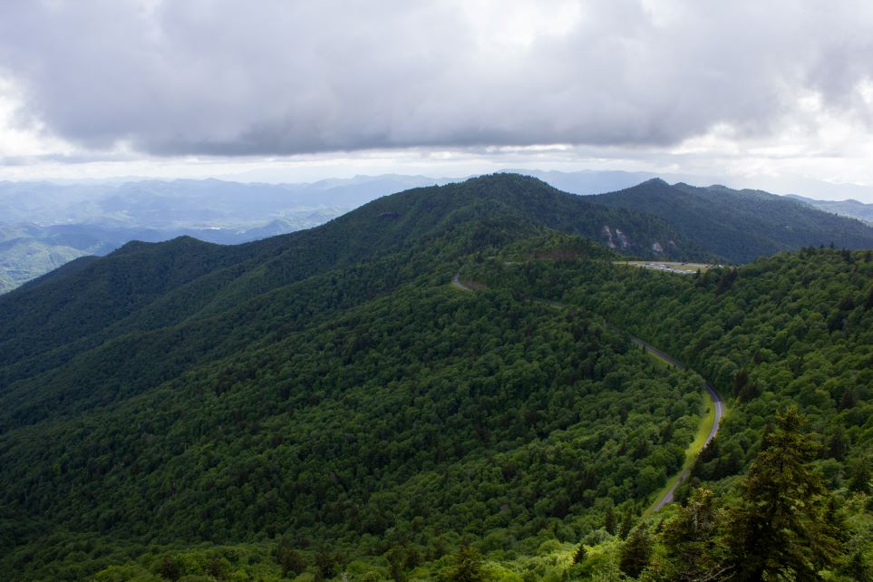 Blue Ridge Parkway in Cherokee, NC