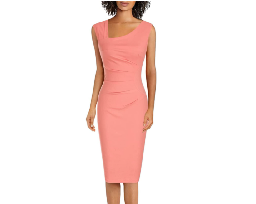 sleeveless pencil dress