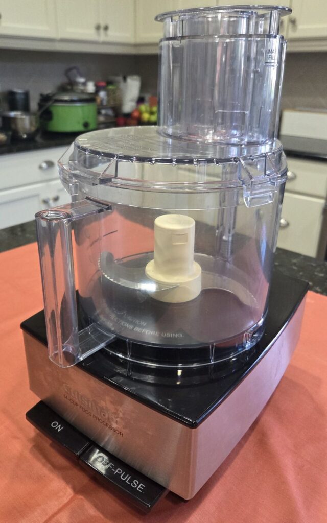This Cuisinart food processor is one of those household products that anyone who's serious about cooking should have in their kitchen. It makes blending large quantities of food so much easier.